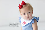 Blue  Clover Color Dress - comes Monogrammed