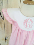 Blue  Clover Color Dress - comes Monogrammed